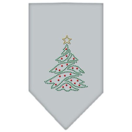 UNCONDITIONAL LOVE Christmas Tree Rhinestone Bandana Grey Small UN849070